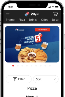 Domino's pizza mobile app